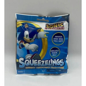 Sonic the Hedgehog Series 1 Squeezelings Squeezy Collectibles Characters‎ Sealed